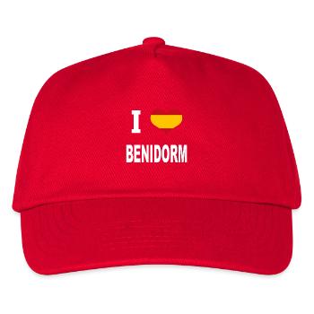 I Love Spain BENIDORM - Kinder Basecap - Rot - Vorne