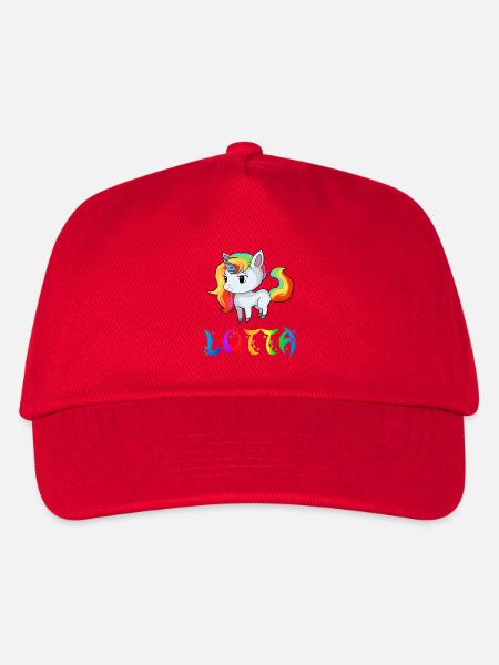 Lotta Einhorn - Kinder Basecap - Rot