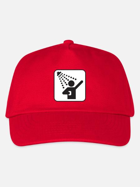 have a shower - Kids’ Baseball Cap - red