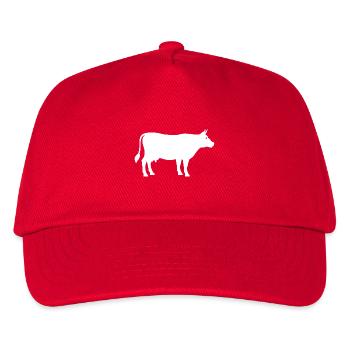cow - Kids’ Baseball Cap - red - Front