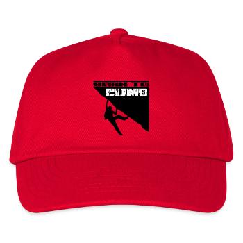 Climbing Born To Climb - Kids’ Baseball Cap - red - Front