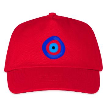 Œil Orbite Bleue Résumé - Casquette de baseball Enfant - rouge - Devant