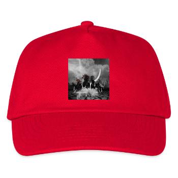 Wonderful black horses - Kids’ Baseball Cap - red - Front
