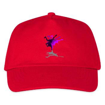 Hip Hop - Kinder Basecap - Rot - Vorne