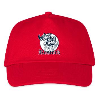 Rostock - Design - Kids’ Baseball Cap - red - Front