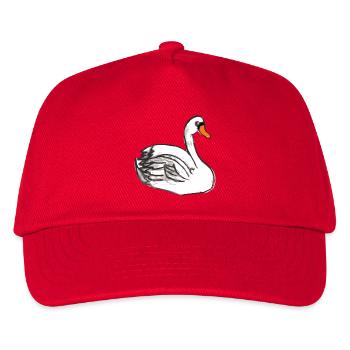 swan swan - Kids’ Baseball Cap - red - Front
