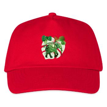 Jungle - Elephant - Loxodonta cyclotis - Kids’ Baseball Cap - red - Front
