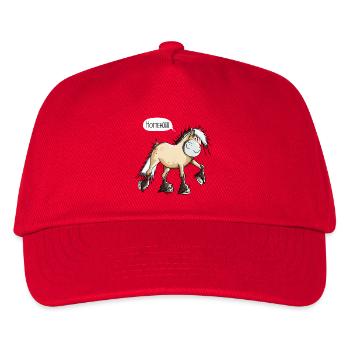 Hottehüüü Norweger - Kinder Basecap - Rot - Vorne