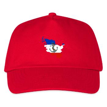 Schleswig-Holstein - Kinder Basecap - Rot - Vorne