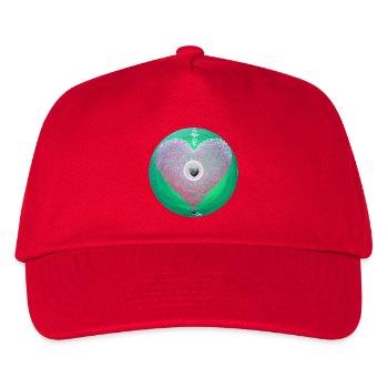Herz der liebevollen Heilung Sonja Ariel vonStaden - Kinder Basecap - Rot - Vorne