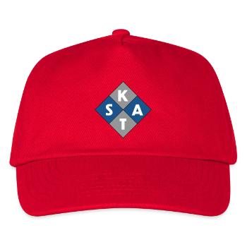 Skat das Kartenspiel - Kinder Basecap - Rot - Vorne