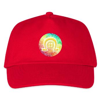 Symbole dimensionnel arc-en-ciel guérison - Sonja Ariel - Casquette de baseball Enfant - rouge - Devant