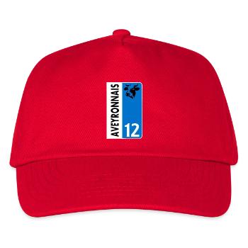 Aveyronnais - Kinder Basecap - Rot - Vorne