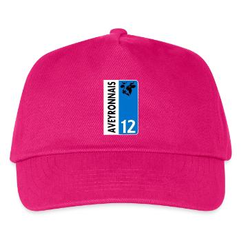 Aveyronnais - Kinder Basecap - Fuchsia - Vorne