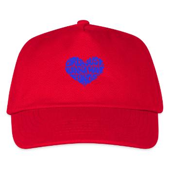 Saying Humorous Heart Statement Sayings - Kids’ Baseball Cap - red - Front