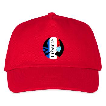 Freiheit - Kinder Basecap - Rot - Vorne