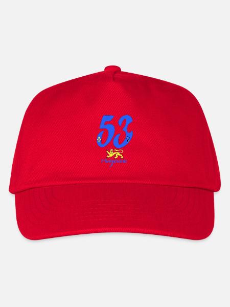 Mayenne - Casquette de baseball Enfant - rouge