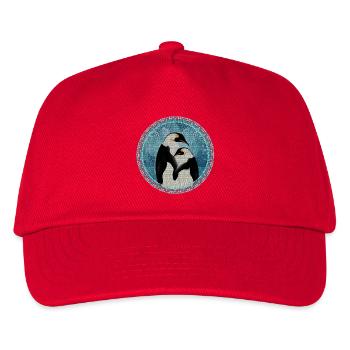 deux pingouins magiques en mosaïque - Casquette de baseball Enfant - rouge - Devant