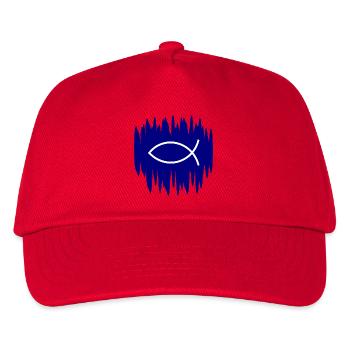 Jésus poisson Ichthys poisson poisson poisson - Casquette de baseball Enfant - rouge - Devant