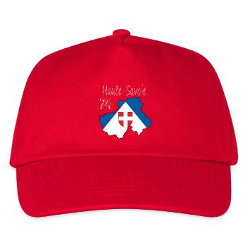 Haute-Savoie - Kinder Basecap - Rot - Vorne