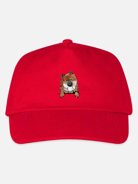Eurasier Hund für spähende Hundeliebhaber - Kinder Basecap - Rot