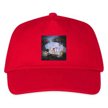 Wunderbares Einhorn mit Fee - Kinder Basecap - Rot - Vorne
