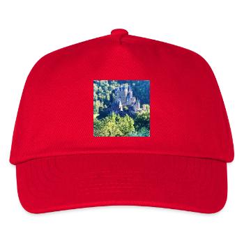 Château forestier à la campagne - Casquette de baseball Enfant - rouge - Devant
