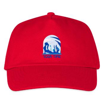 Yoga - Kids’ Baseball Cap - red - Front