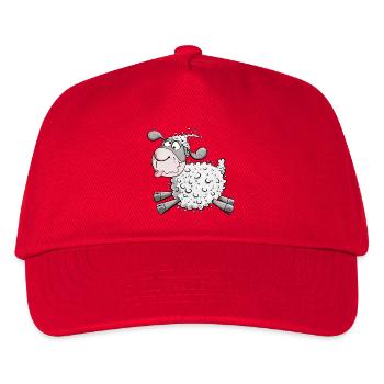 Lamented sheep I Funny sheep I fun - Kids’ Baseball Cap - red - Front
