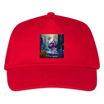 Poisson fantastique mignon dans l’océan profond - Casquette de baseball Enfant - rouge - Devant