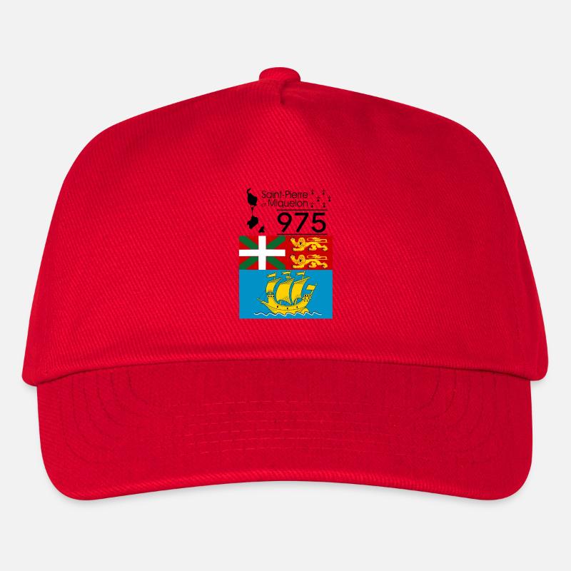 Saint-Pierre et miquelon - Casquette de baseball Enfant - rouge