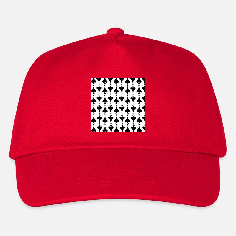 all over prints frauen, schippemuster - Kinder Basecap - Rot