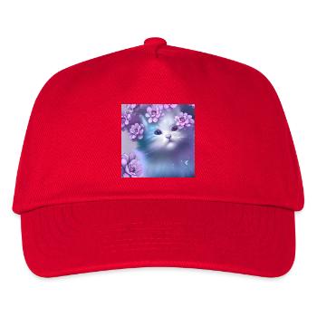 Cute kitten - Kids’ Baseball Cap - red - Front