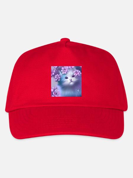 Chaton mignon - Casquette de baseball Enfant - rouge