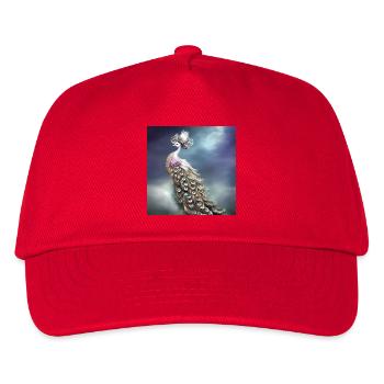 Merveilleux paon élégant - Casquette de baseball Enfant - rouge - Devant