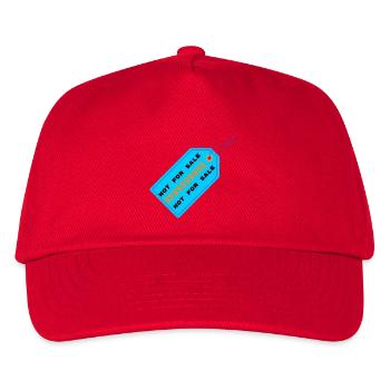 Nicht Zum Verkauf Preisschild - Kinder Basecap - Rot - Vorne