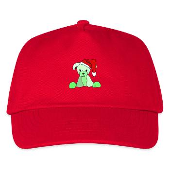 Weihnachtshund Christmas Dog - Kids’ Baseball Cap - red - Front