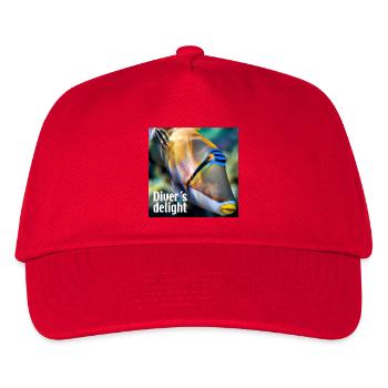 Diver´s delight – die Freude des Tauchers - Kinder Basecap - Rot - Vorne