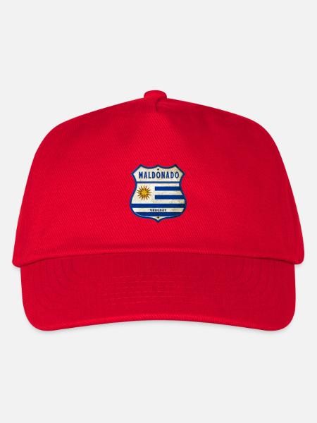 Maldonado Uruguay Vintage Design - Kinder Basecap - Rot