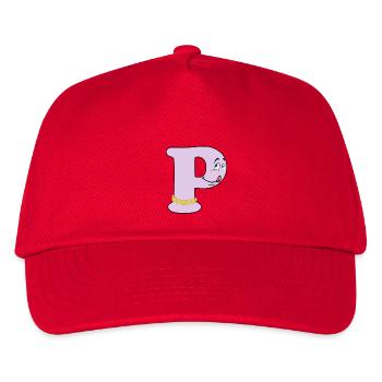 P - Kinder Basecap - Rot - Vorne