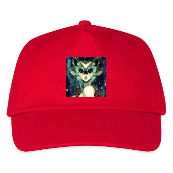 La fille hibou sage et merveilleuse - Casquette de baseball Enfant - rouge - Devant