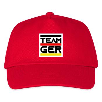 Team Germany - Kids’ Baseball Cap - red - Front