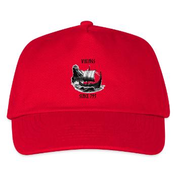 Vikings since 793 - Kinder Basecap - Rot - Vorne