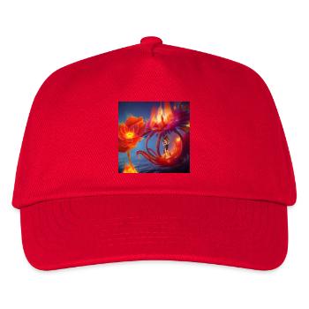 The flower of fire always blooming with fairy. - Kids’ Baseball Cap - red - Front