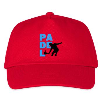 Padel Game Spiler Statement Balls Racket Padel - Kids’ Baseball Cap - red - Front