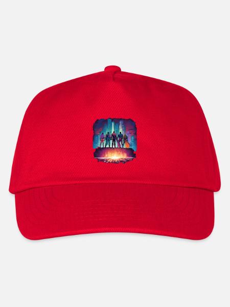 Superhelden - Kinder Basecap - Rot