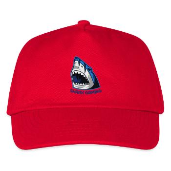 SHARK GAMING - Kids’ Baseball Cap - red - Front