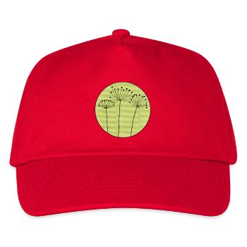 Fleur séchée Minimale - Casquette de baseball Enfant - rouge - Devant