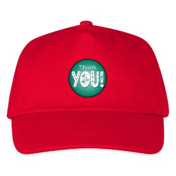 Merci - REMERCIEMENTS RECONNAISSANTS - RELATION - Casquette de baseball Enfant - rouge - Devant
