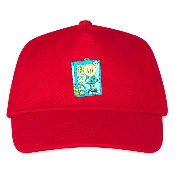 Zwiebel-Actionfigur - Kinder Basecap - Rot - Vorne